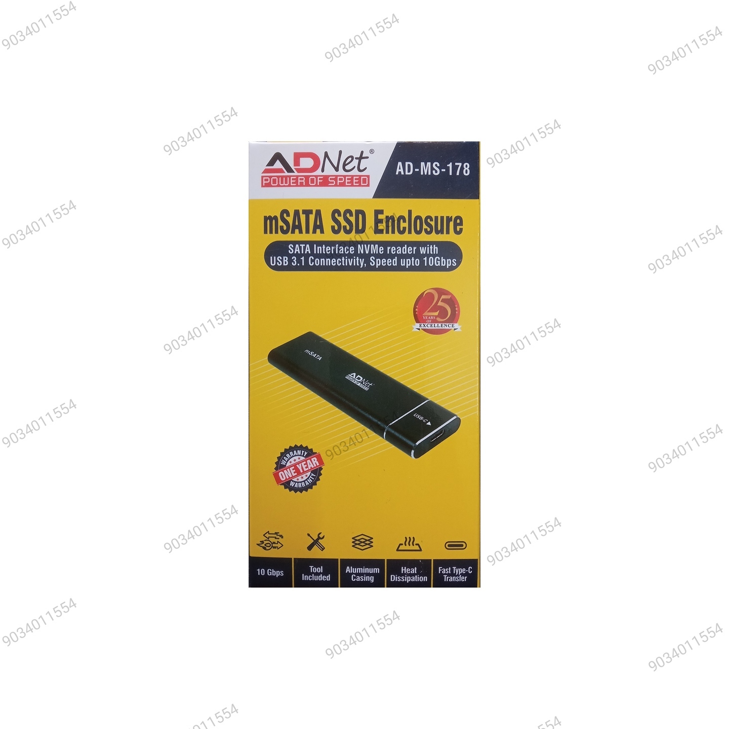 Casing Nvme Ad net Ad-178