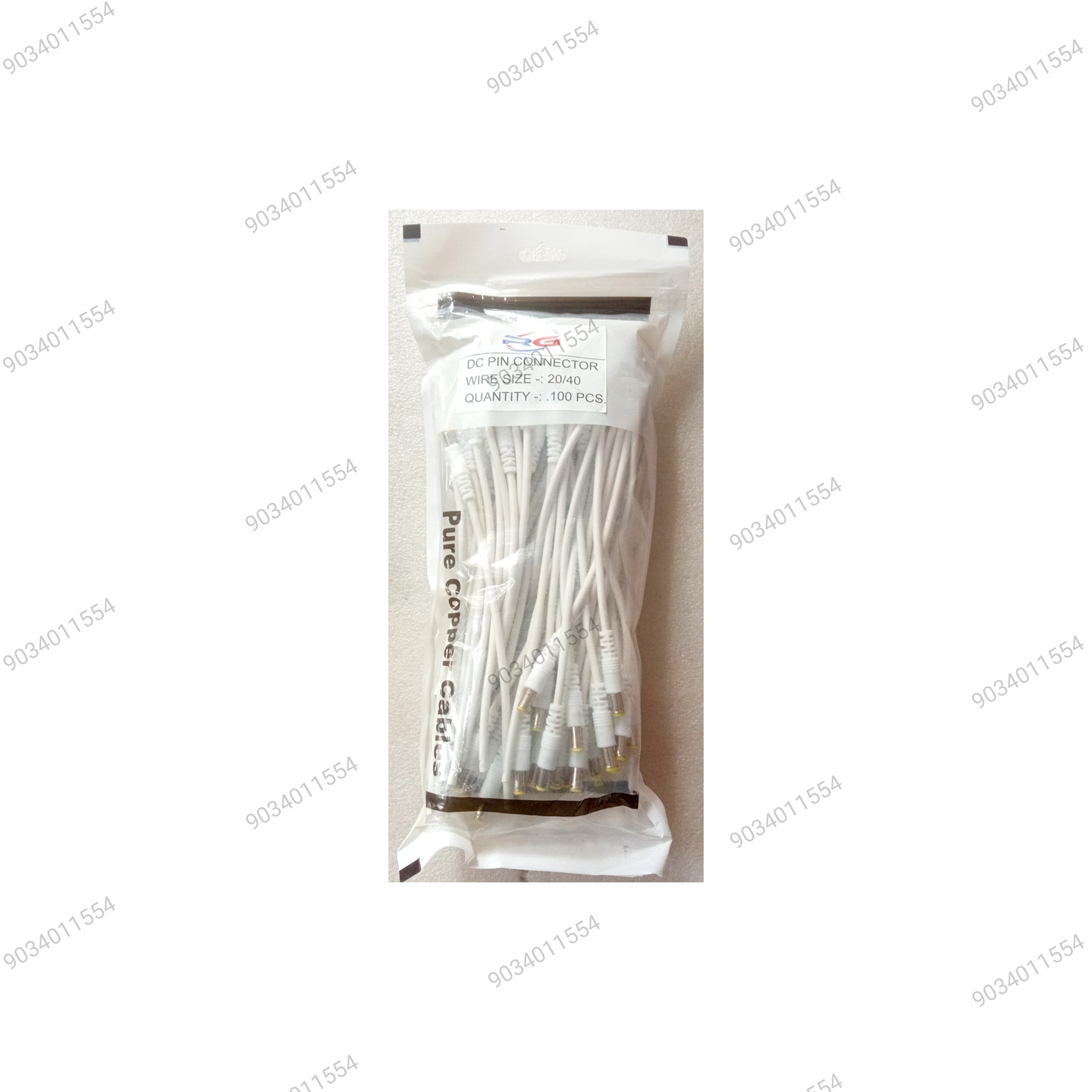 CCTV DC CABLE RG 100pcs