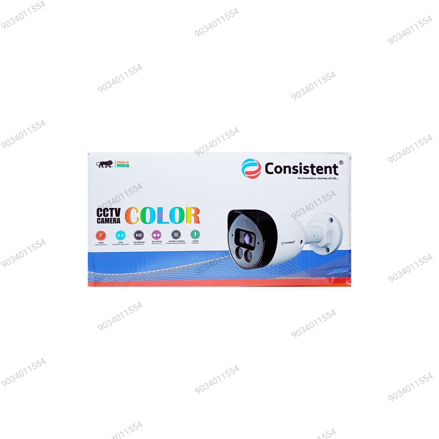 CONSISTENT IP BULLET 4MP COLOR +MIC