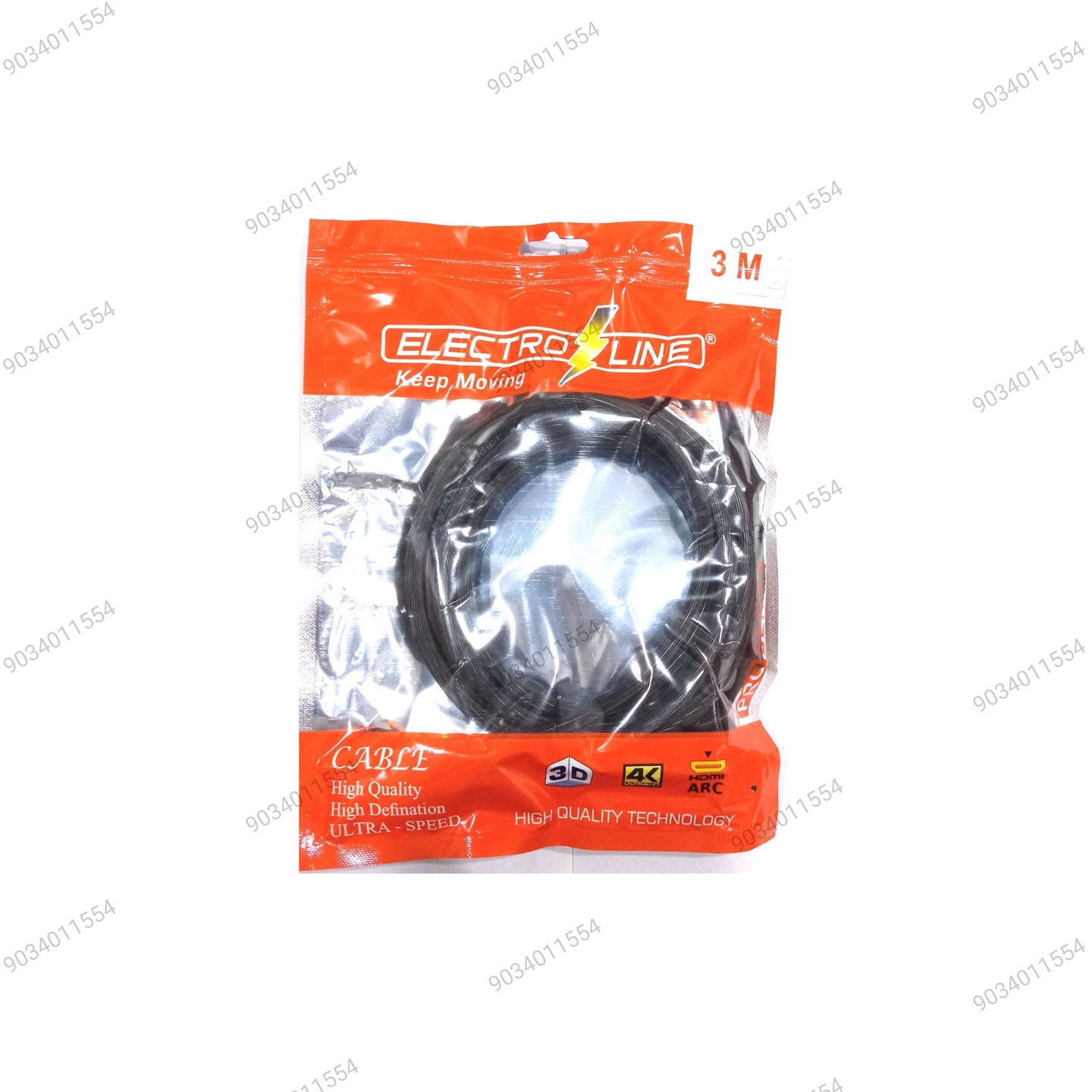 HDMI CABLE 3M ELECTOLINE