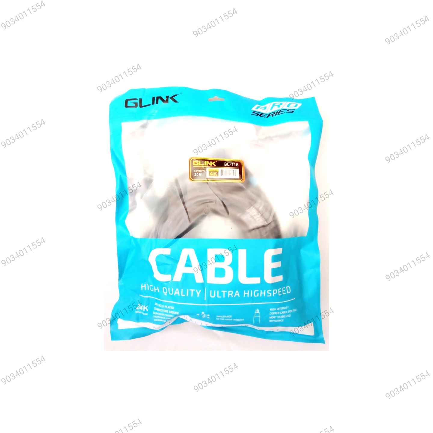 HDMI CABLE 20M GLINK PRO