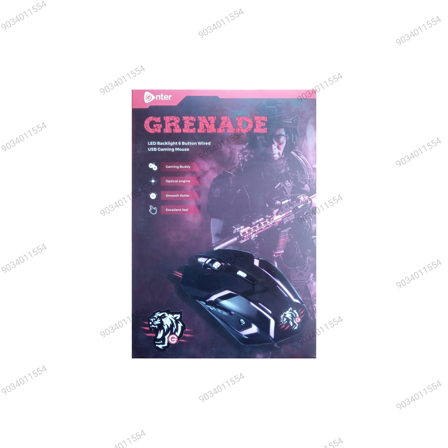 ENTER USB GAMING MOUSE GRENADE
