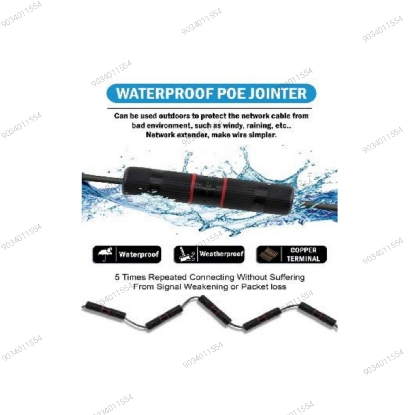POE LAN JOINTER WATERPROOF FP