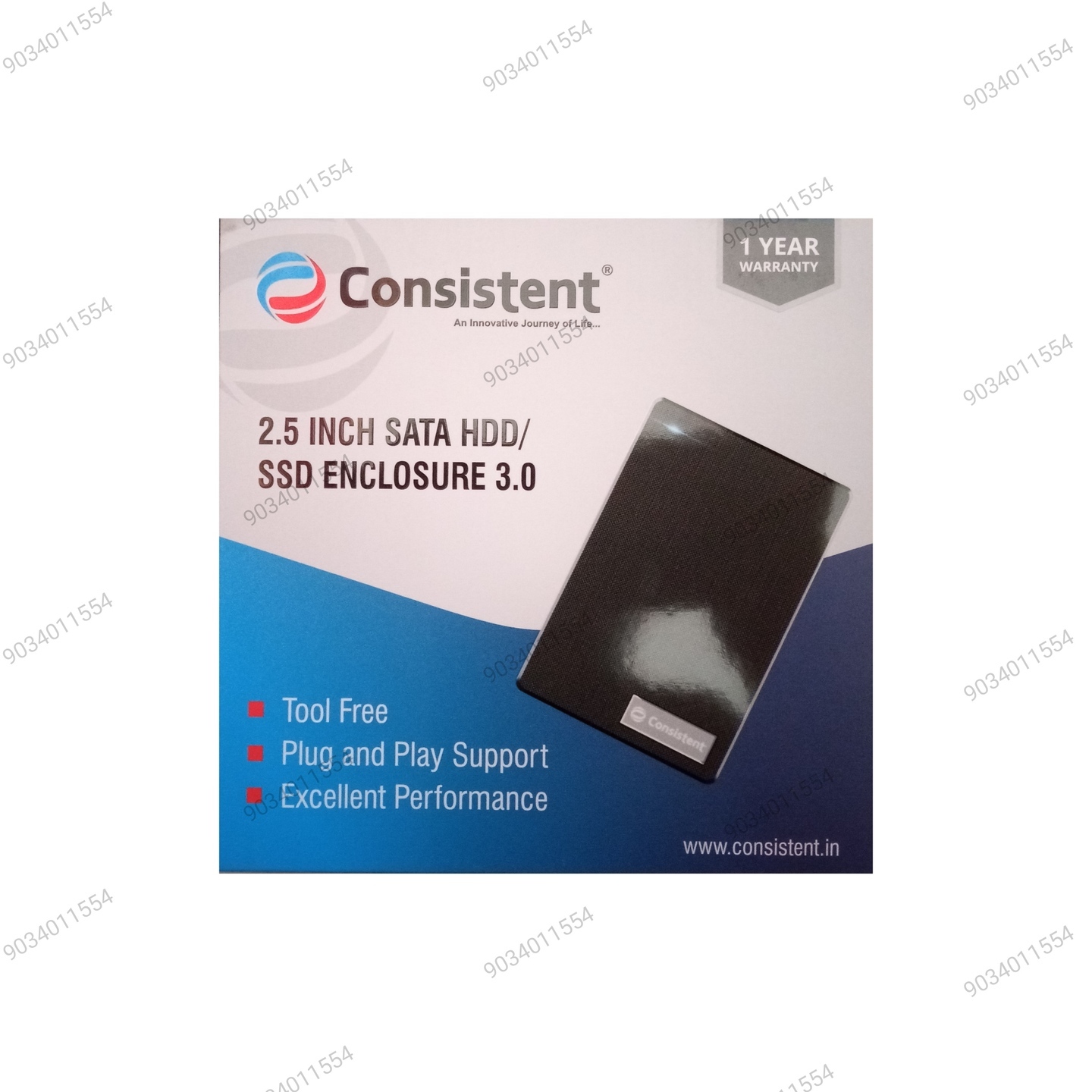 CONSISTENT LAPTOP HDD CASING 2.5 3.0 FP