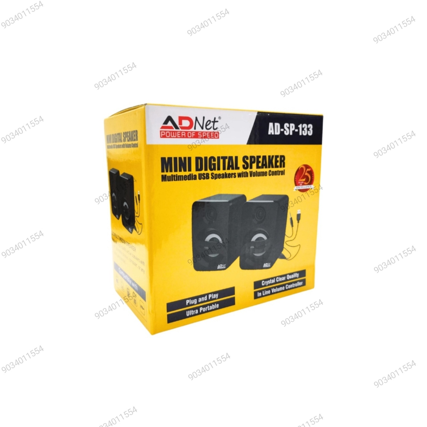 Usb Speaker Ad Net (Ad-sp-133) 