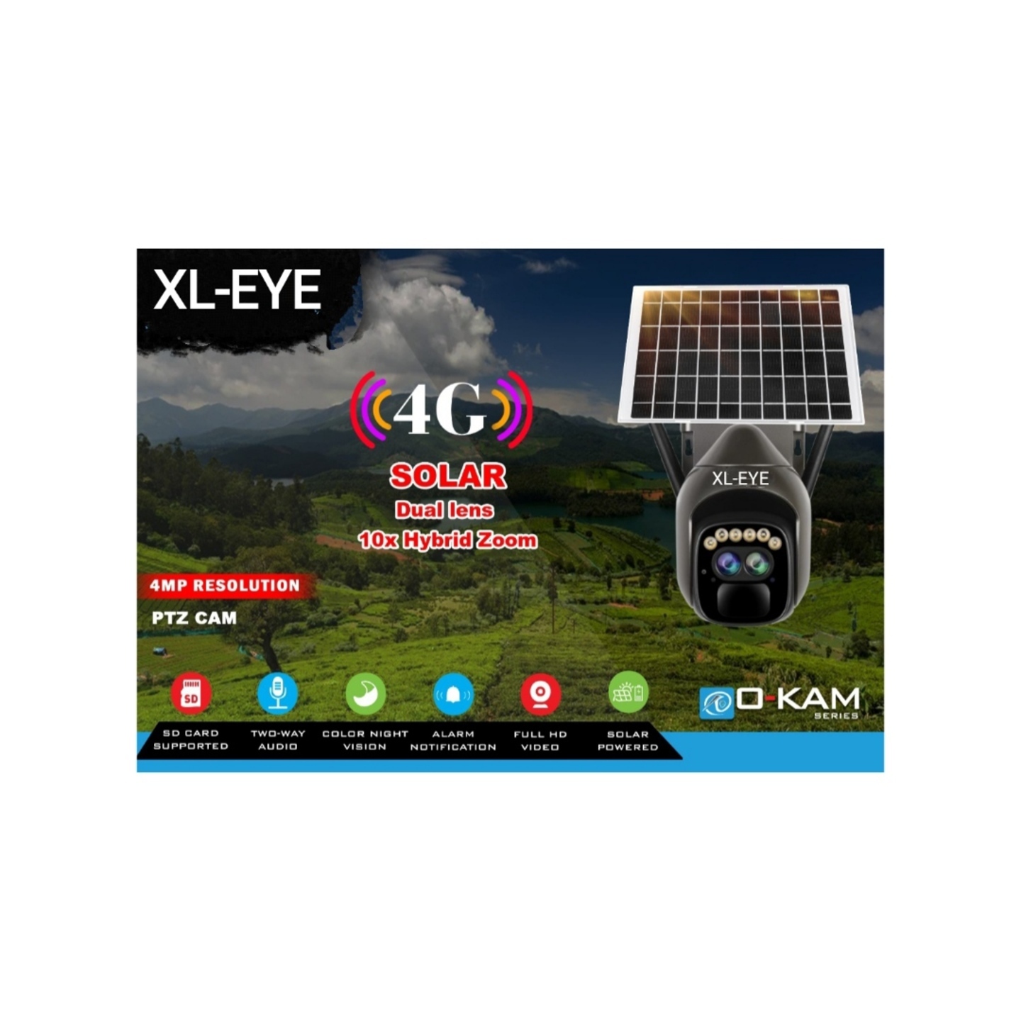 XL EYE 4MP 4G SOLAR 10X Zoom