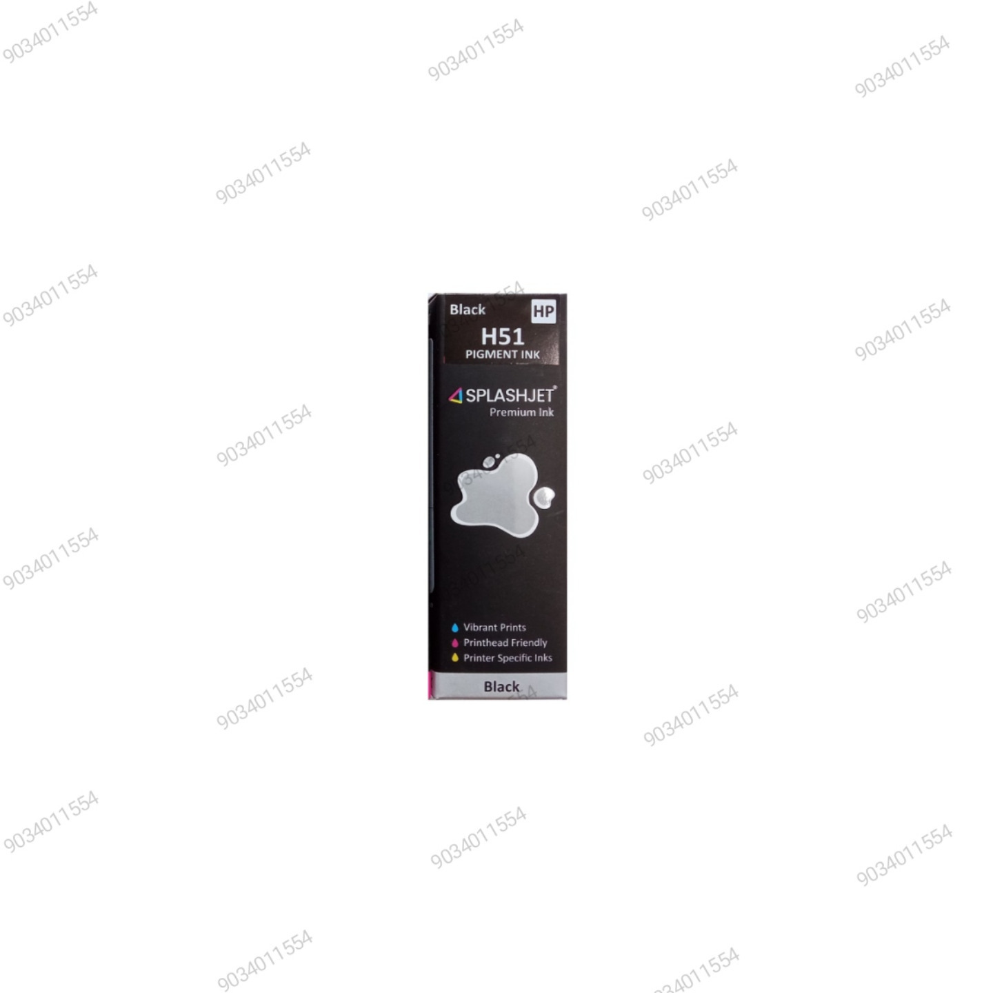 SPLASJET BLACK INK FOR HP