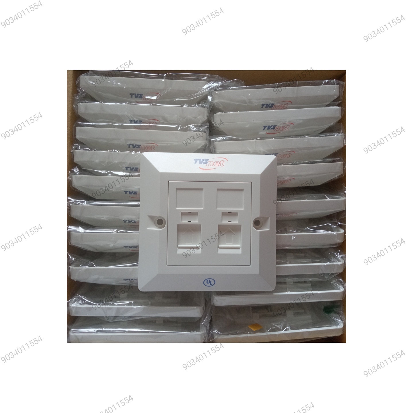 Networking Face Plate (Dual Window) Tvs