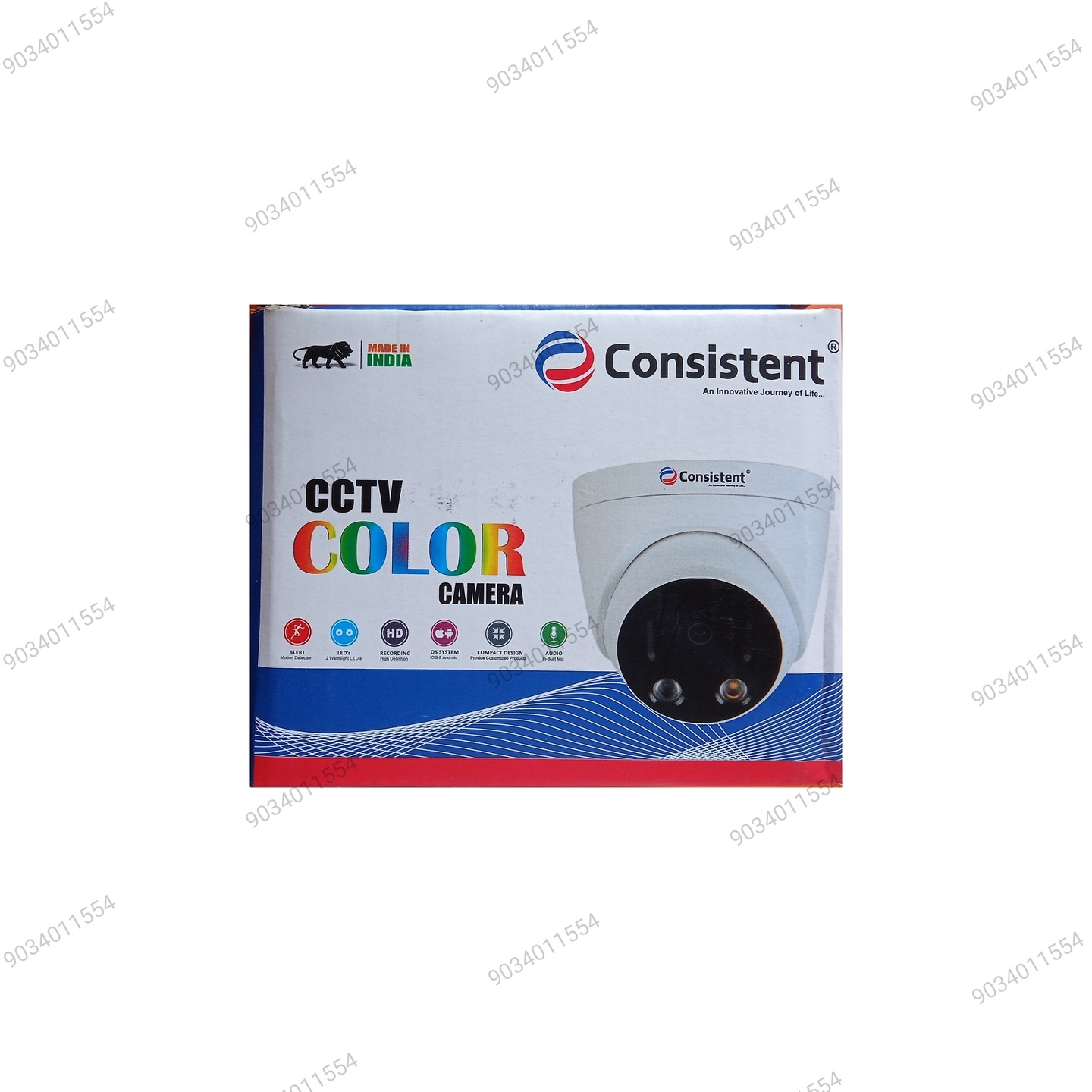 CONSISTENT IP DOM 4MP COLOR +MIC