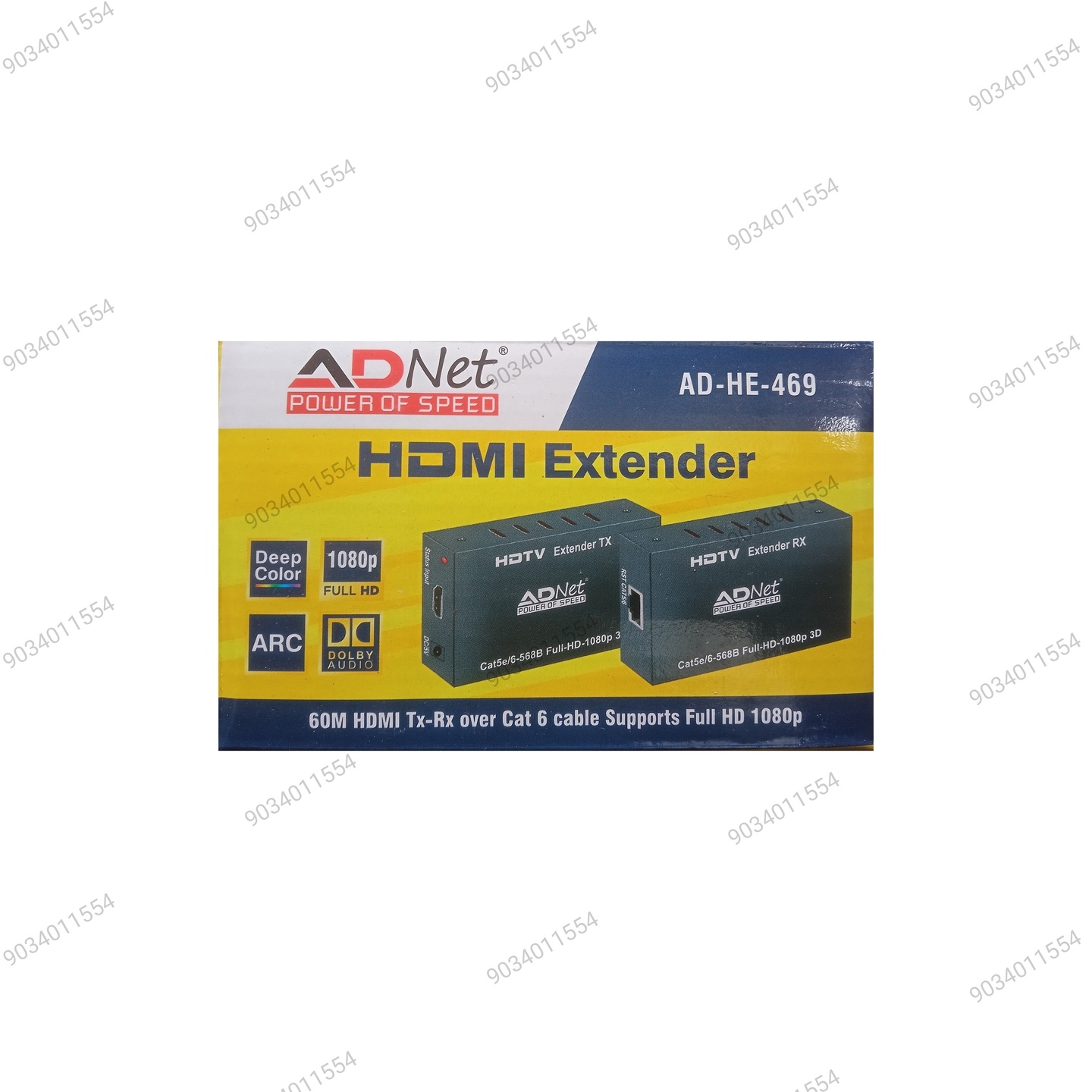 Hdmi + Usb Extender (KVM) 60m Ad Net