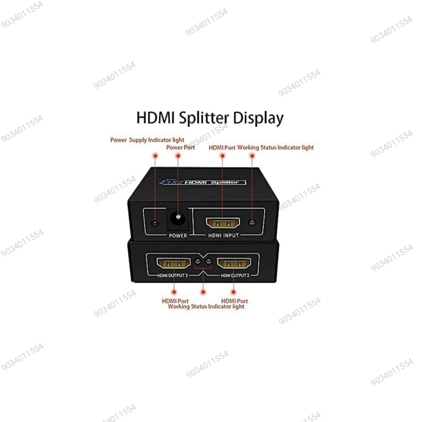 Hemi Splitter 2port
