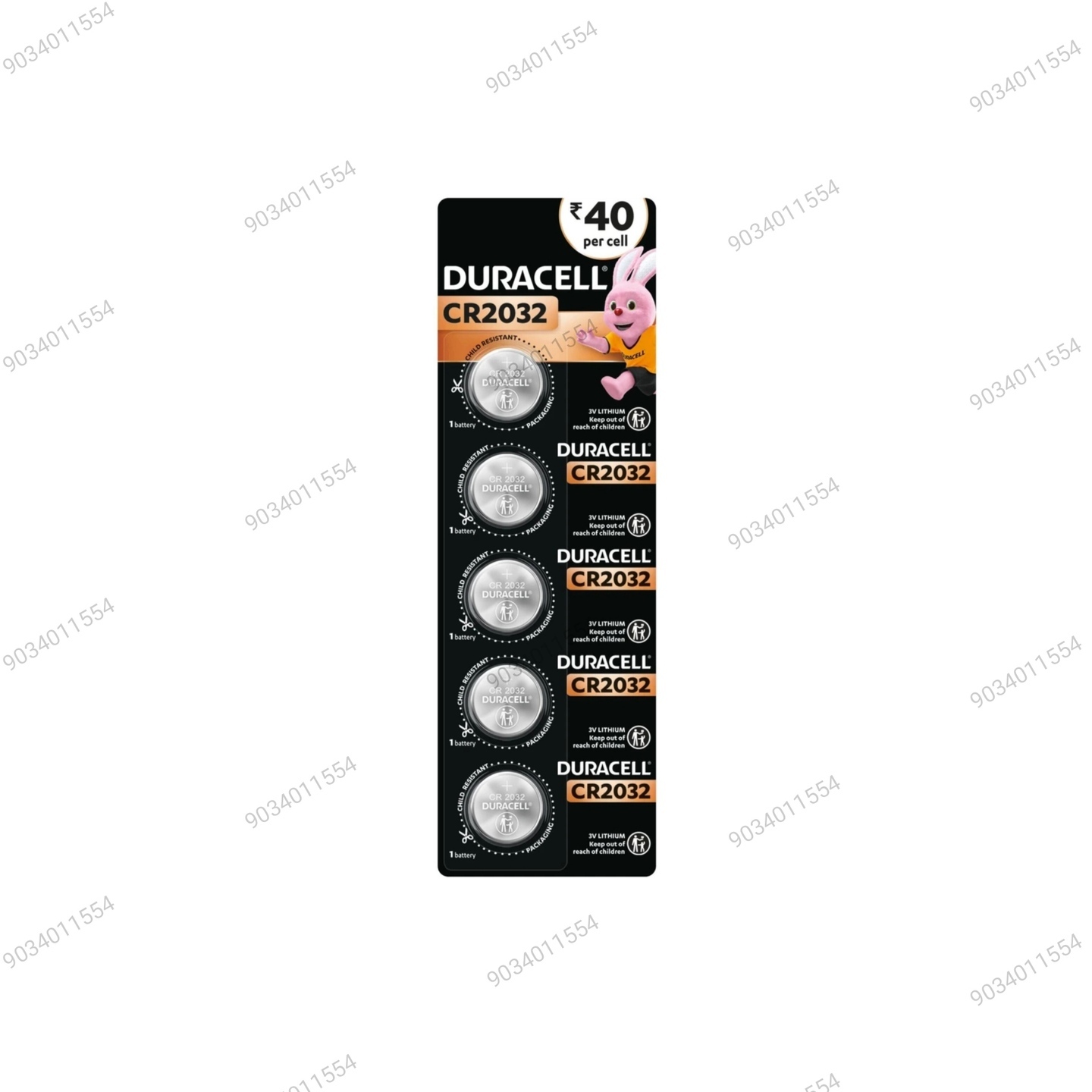 Cemos battery Duracell (5pcs) 