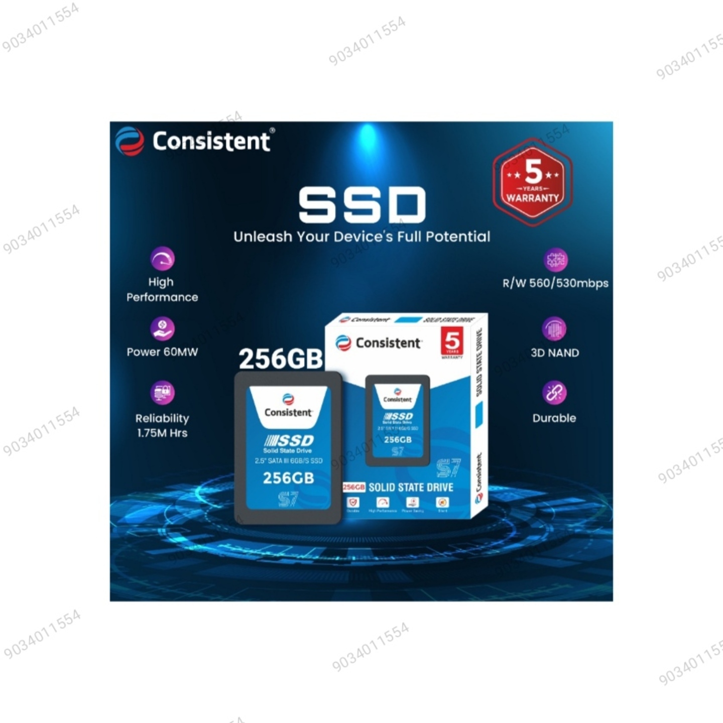 256GB SATA SSD CONSISTENT 