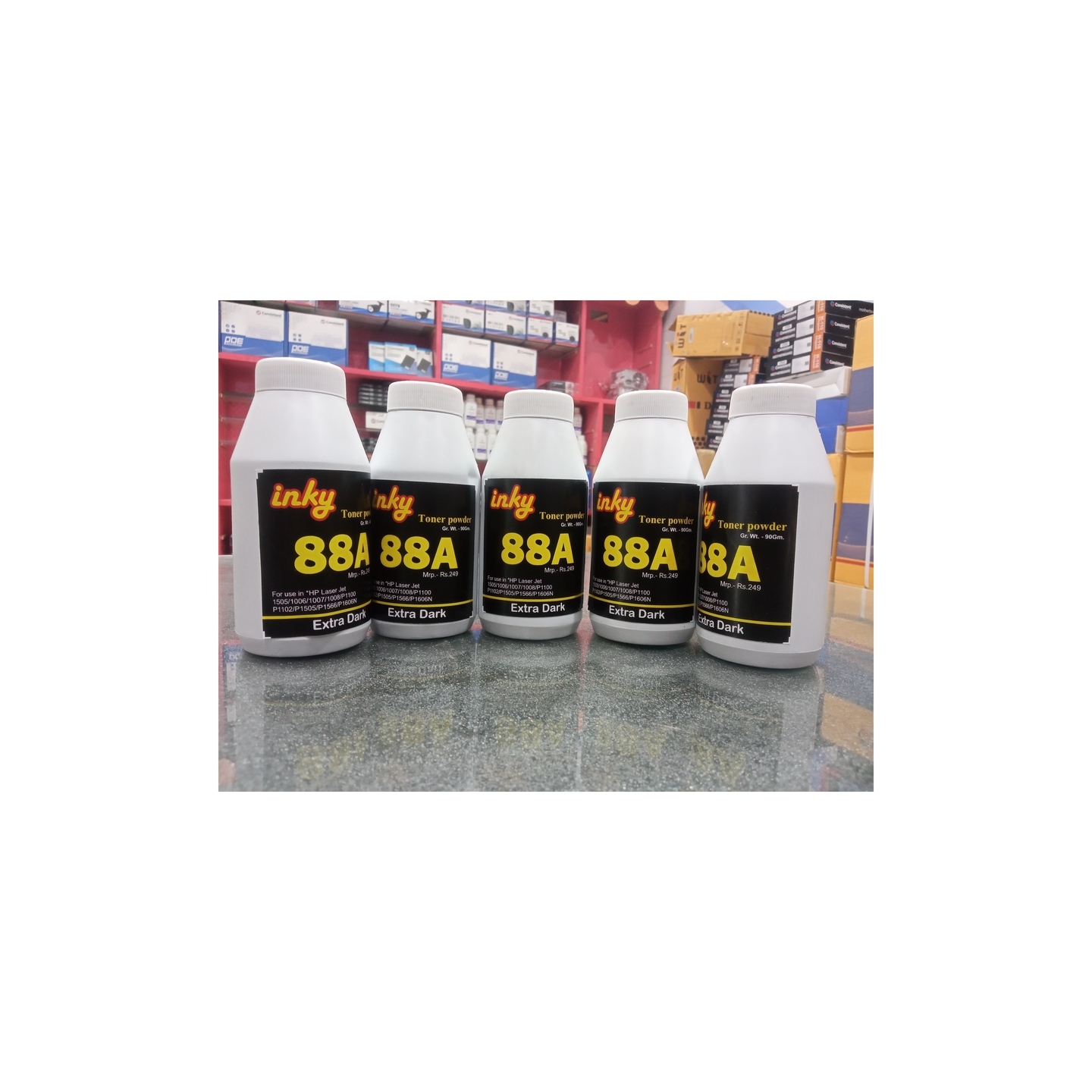 TONER POWDER INKY 36A (N.WT.-70GM G.WT.- 90GM) 