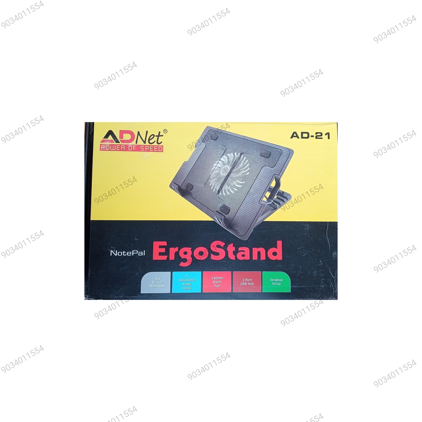 Laptop Cooling Pad Adnet Ergostand