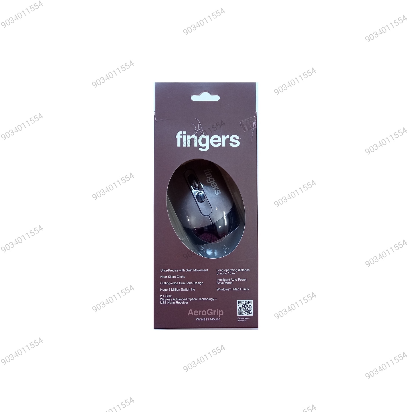 Finger Wireless Mouse AeroGrip