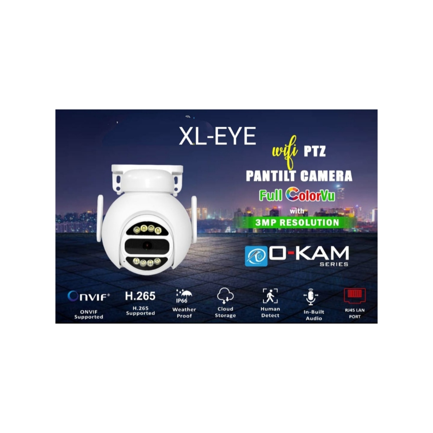 XL EYE WIFI 3MP CAMERA (PTZ TYPE) 