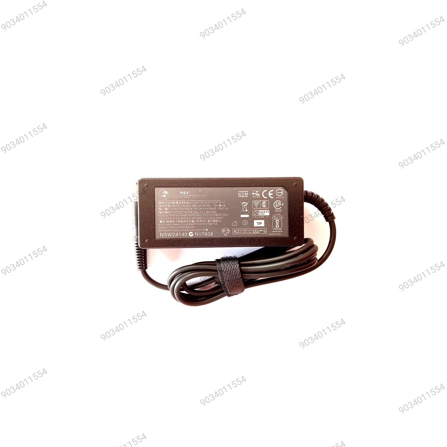 Maxelon 19.5v3.34amp Big Pin for Dell