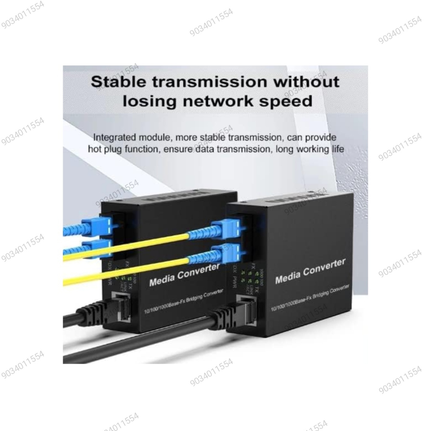 Media Converter Set Giga