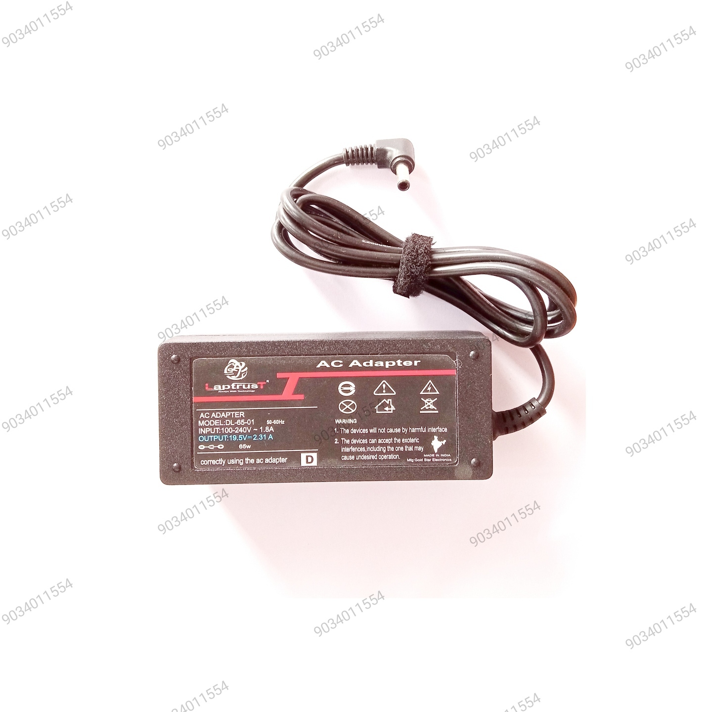 Laptrust 19.5v2.31a New Pin for Dell 45W