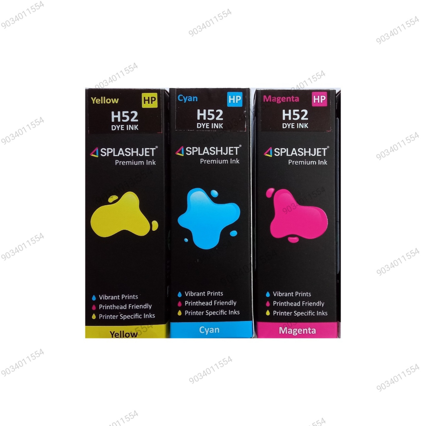 SPLASJET COLOUR INK SET FOR HP