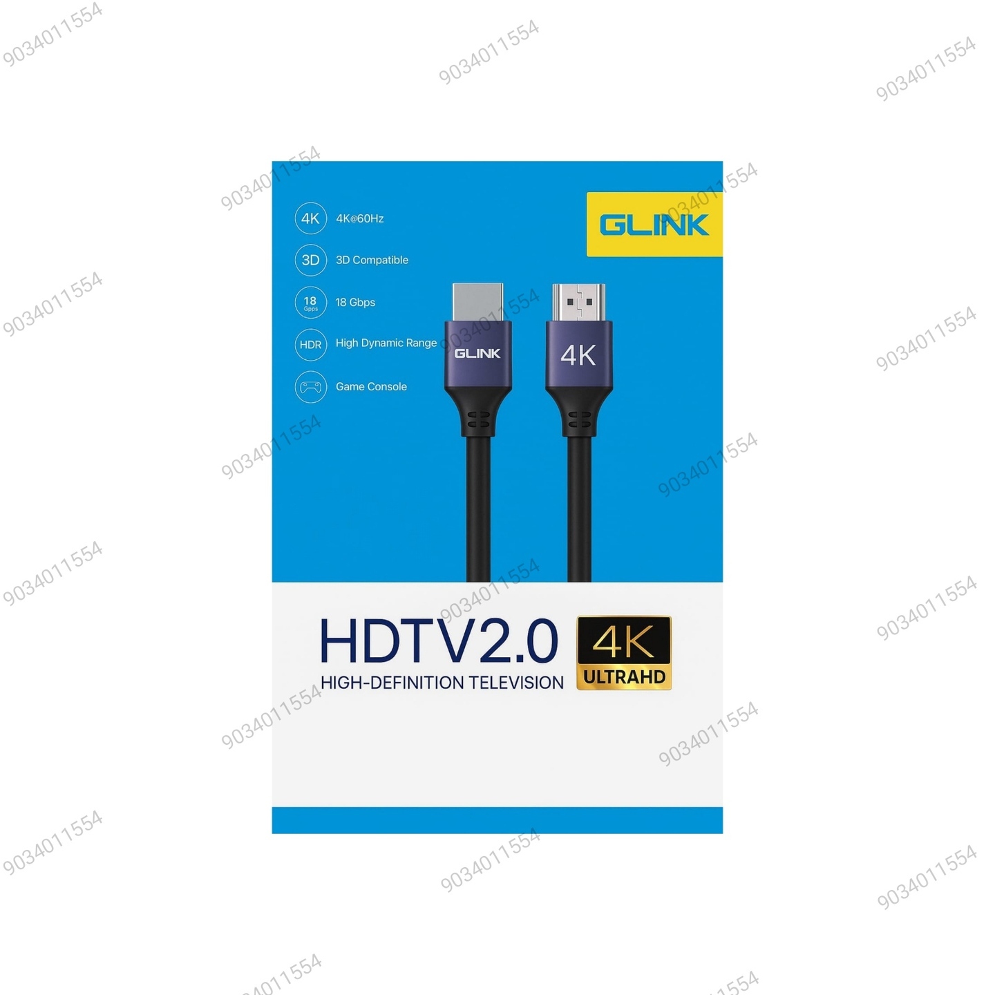 HDMI CABLE 15M GLINK 4K