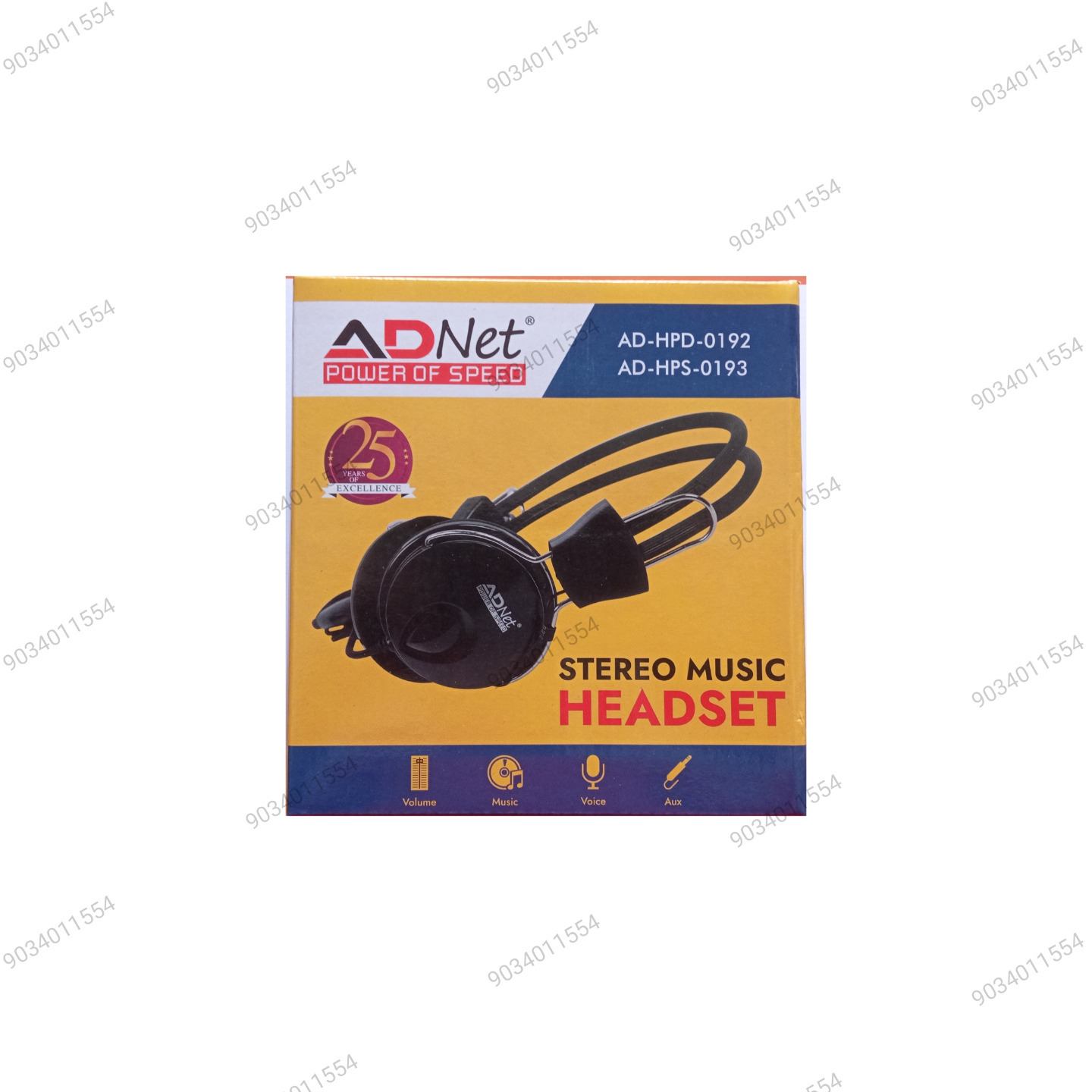 HEAD PHONE ADNET  DUAL PIN