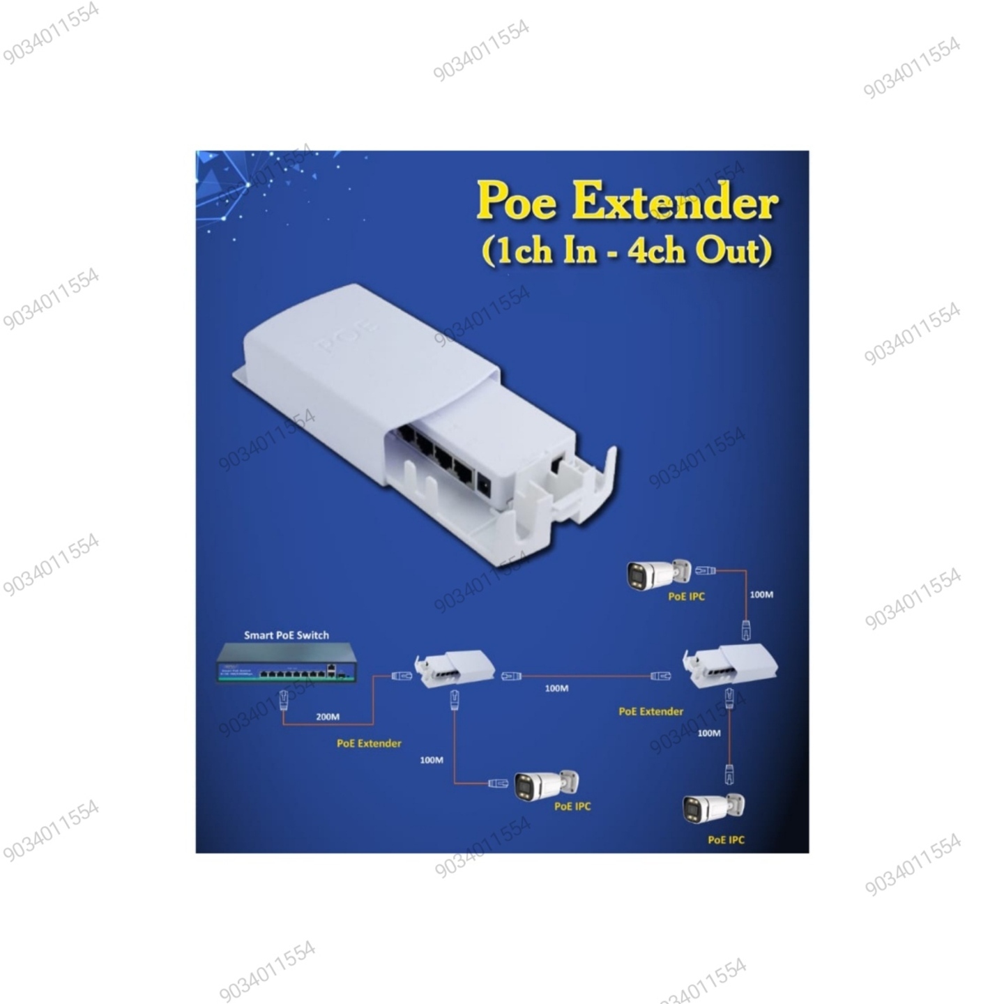 Poe Extender 4p