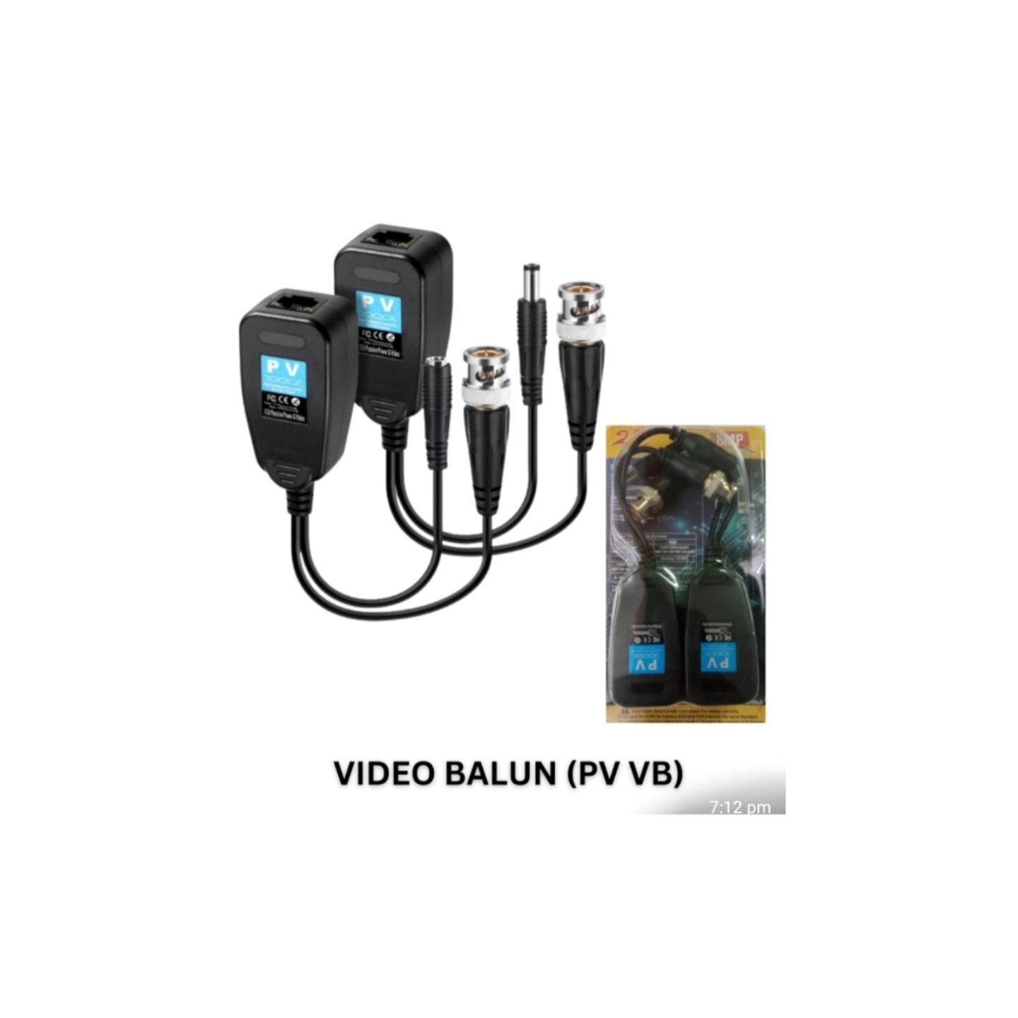 Video balun pv
