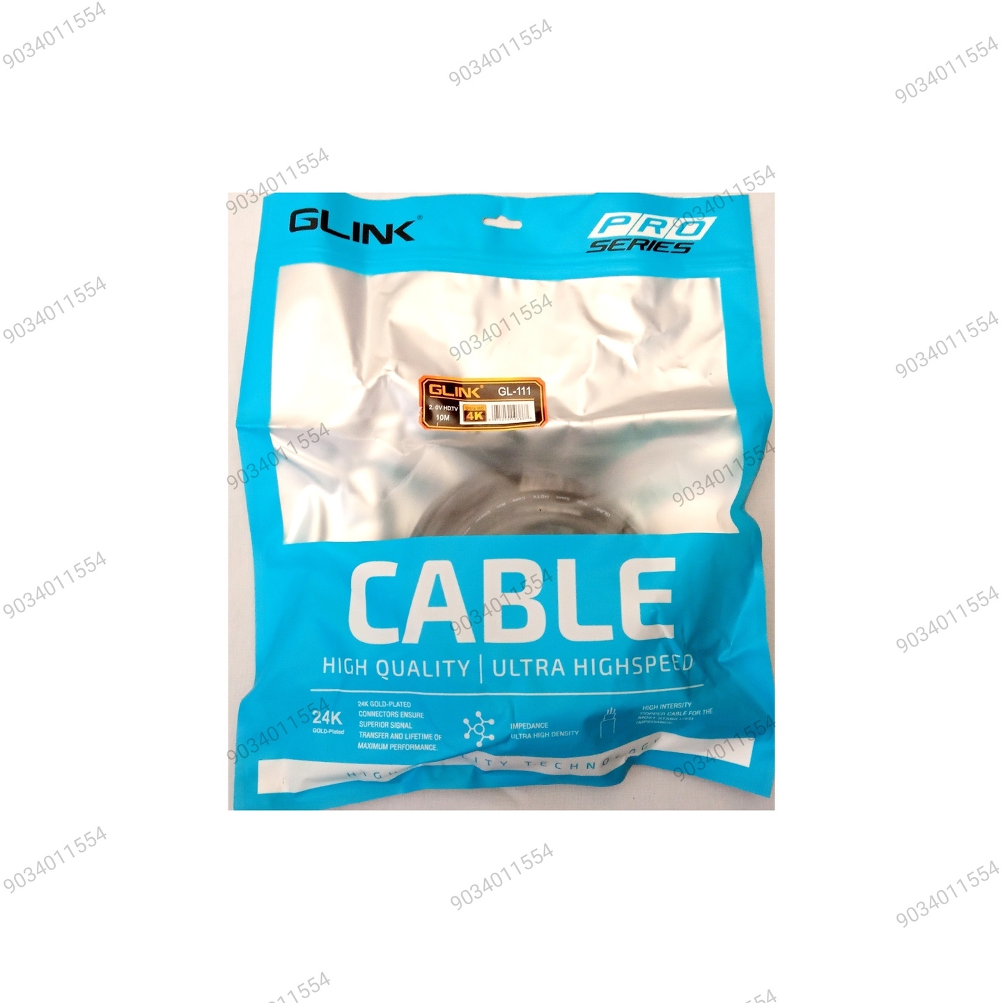 HDMI CABLE 10M GLINK PRO