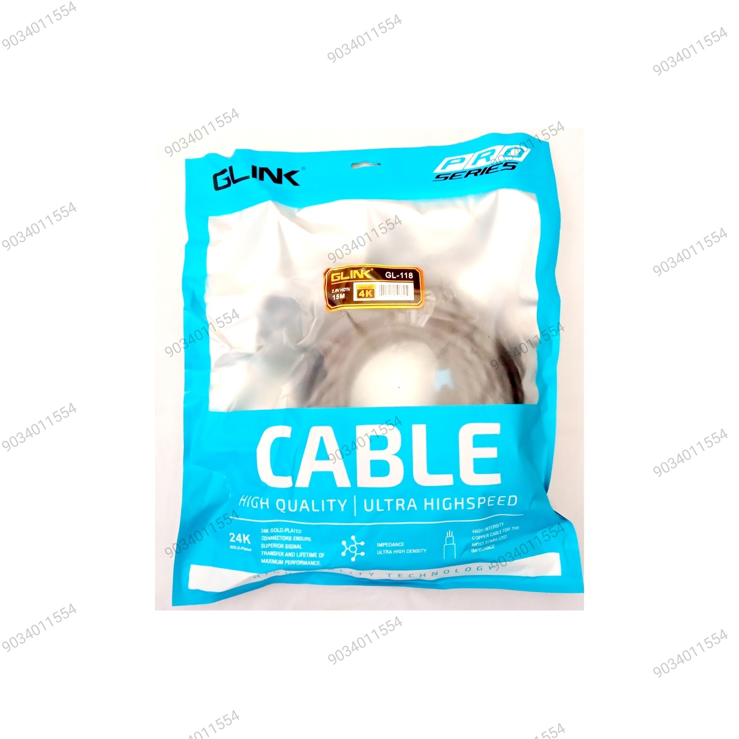 HDMI CABLE 15M G-LINK PRO