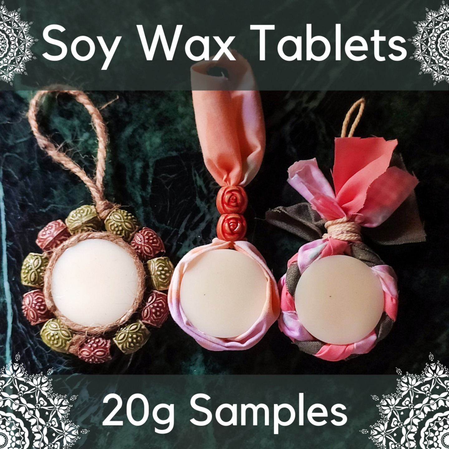 Sample Vegan Soy Wax Tablets