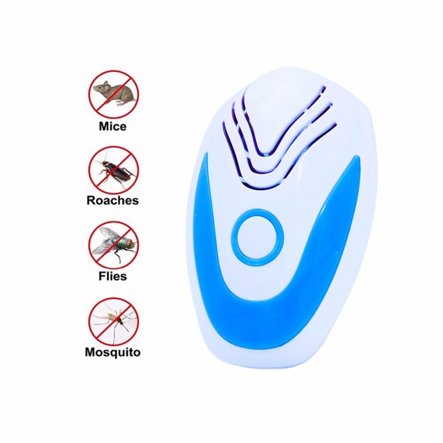 Ultrasonic Reject Pest Repeller for Rat, Mosquito, Cockroach, Spider, Flies