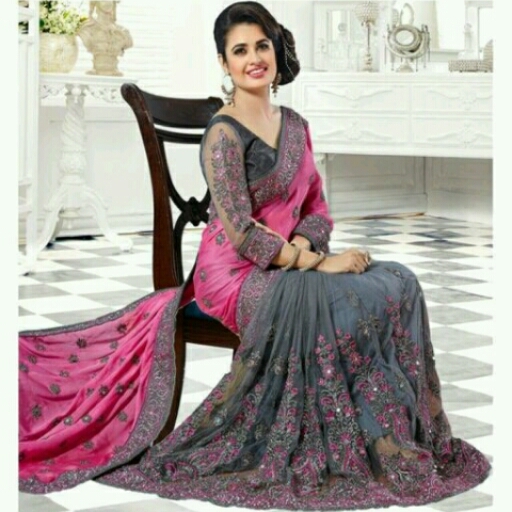 Trendy Netted Women's Saree