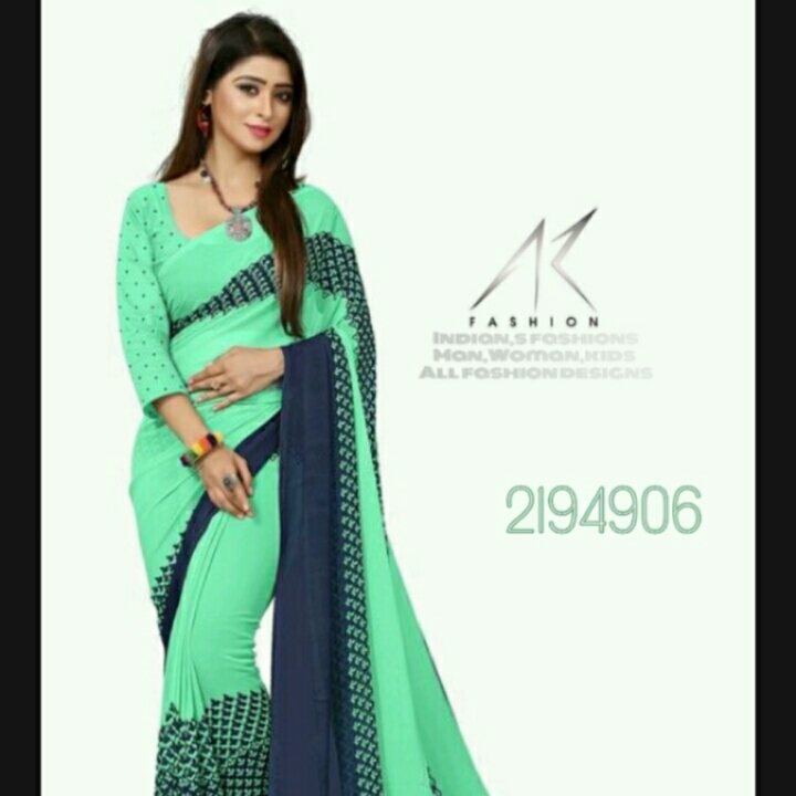 Georgette Printed Sarees 