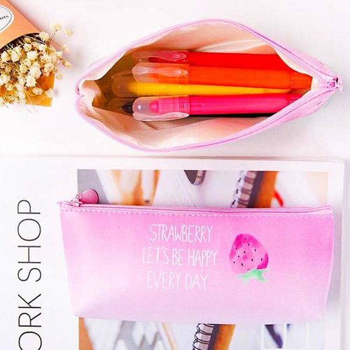 jansport strawberry pencil case