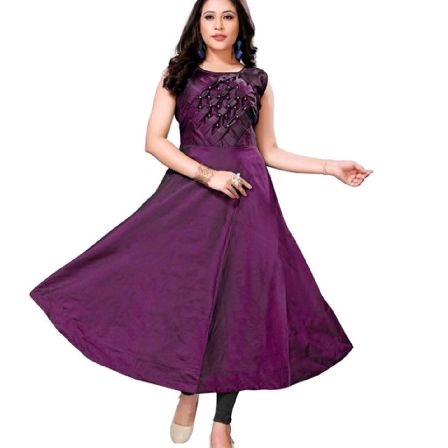  Vedika Stylish Tapeta Silk Women's Kurtis Vol 1