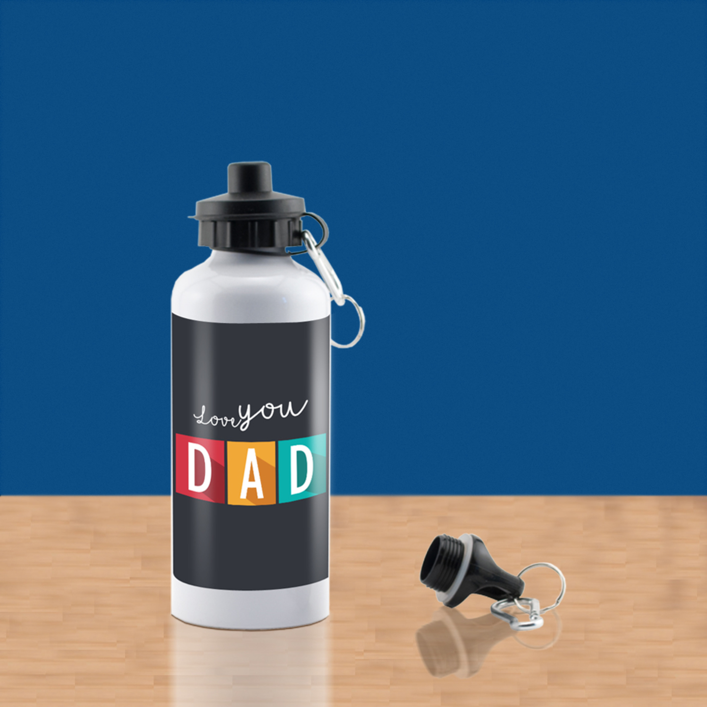 LOF I Love Dad Gifts For Father's Day and Birthday Anniversary 600 ml Water Sipper Bottle