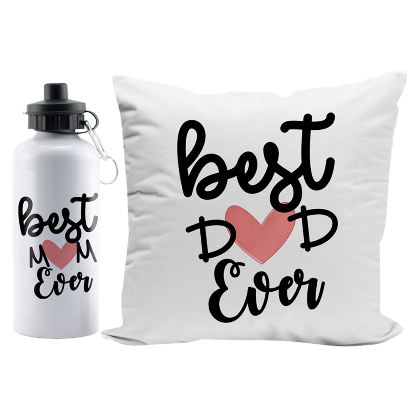 LOF Best Mom Ever Gifts For Mother's Day Mummy Maa and Birthday Anniversary 12x12 Cushion Cover and Sport Sipper Water Bottle combo