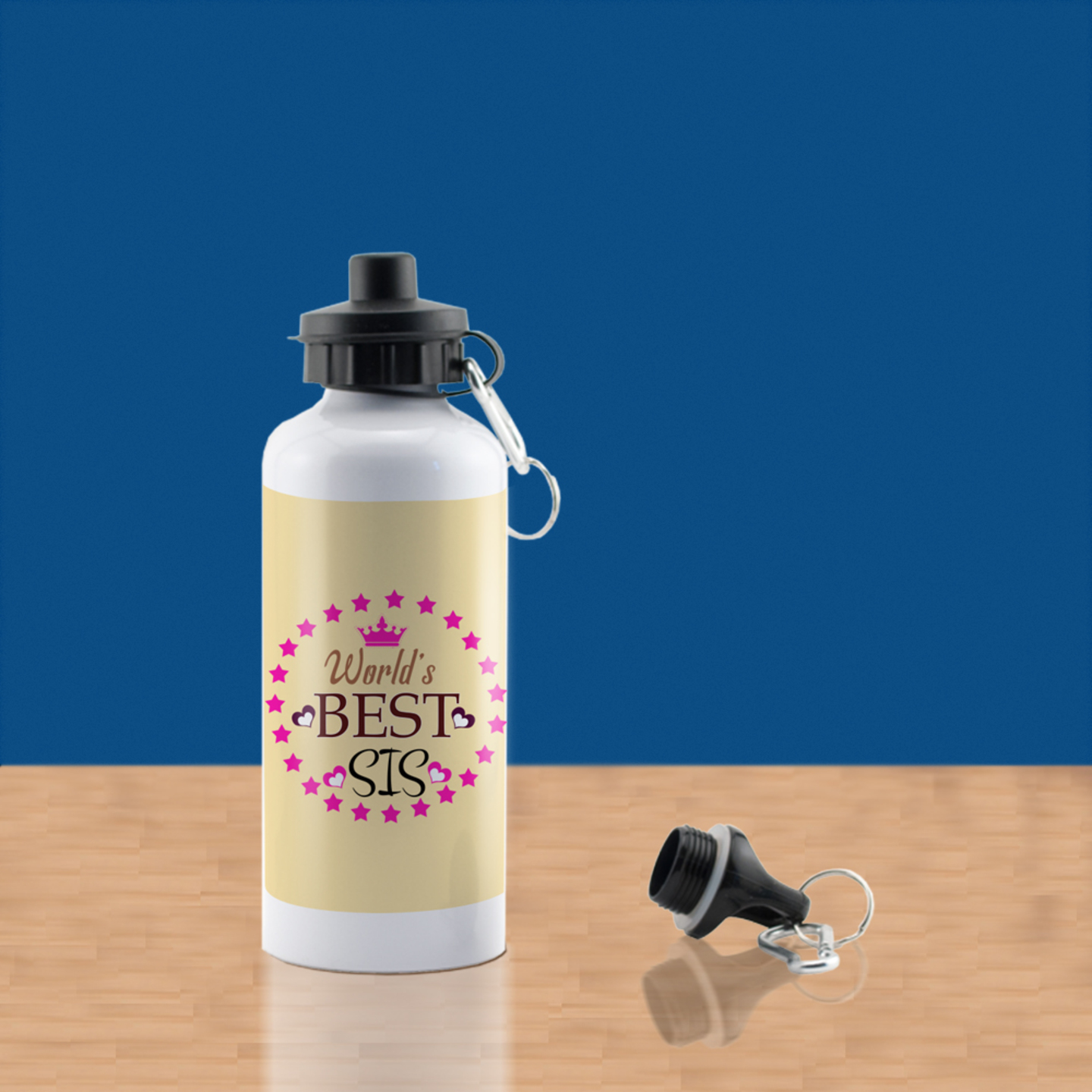 LOFWorld's Best Sis Sissy Sister Gifts For Birthday and Birthday Anniversary 600 ml Water Sipper Bottle
