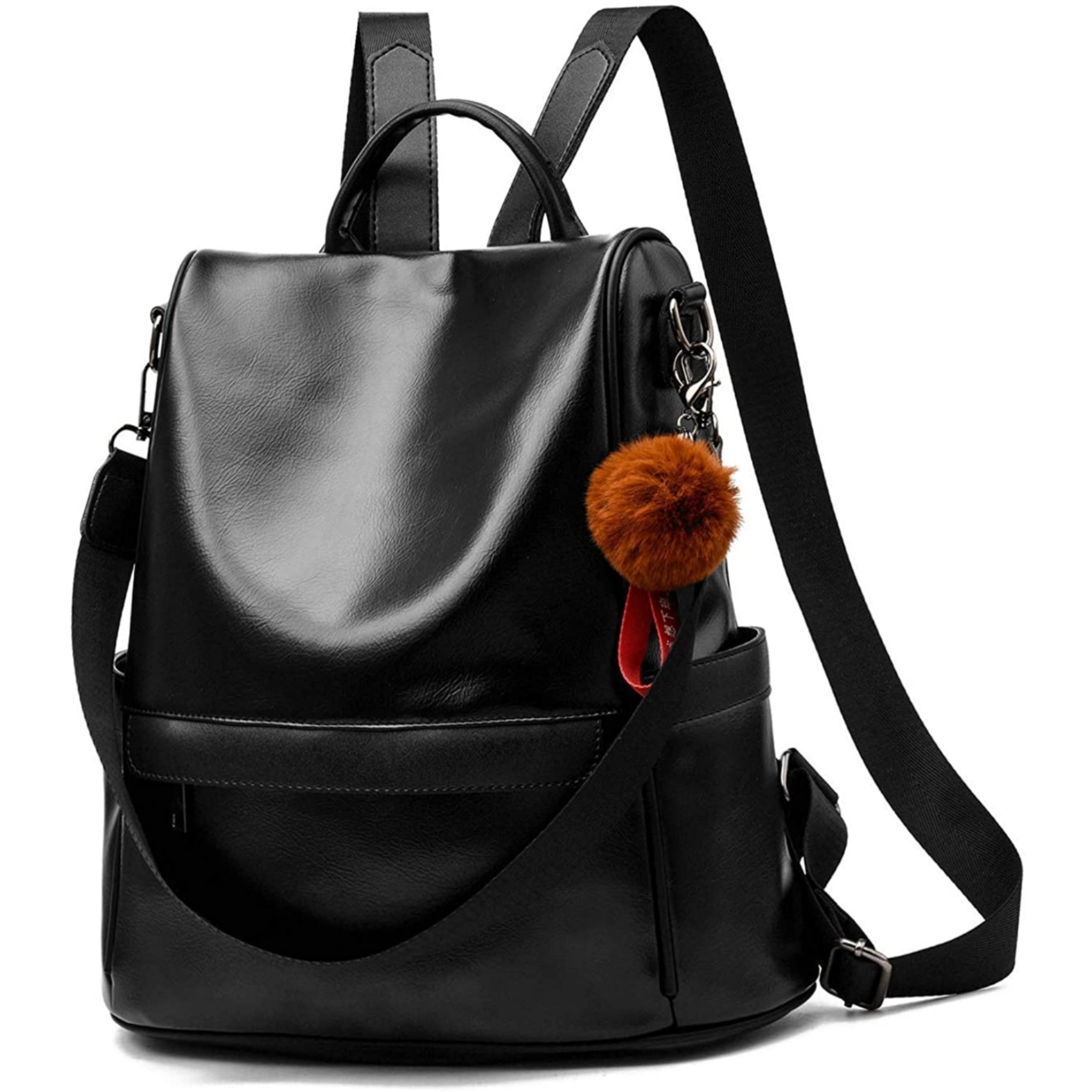 Women's Cute Mini Leather Bagpack