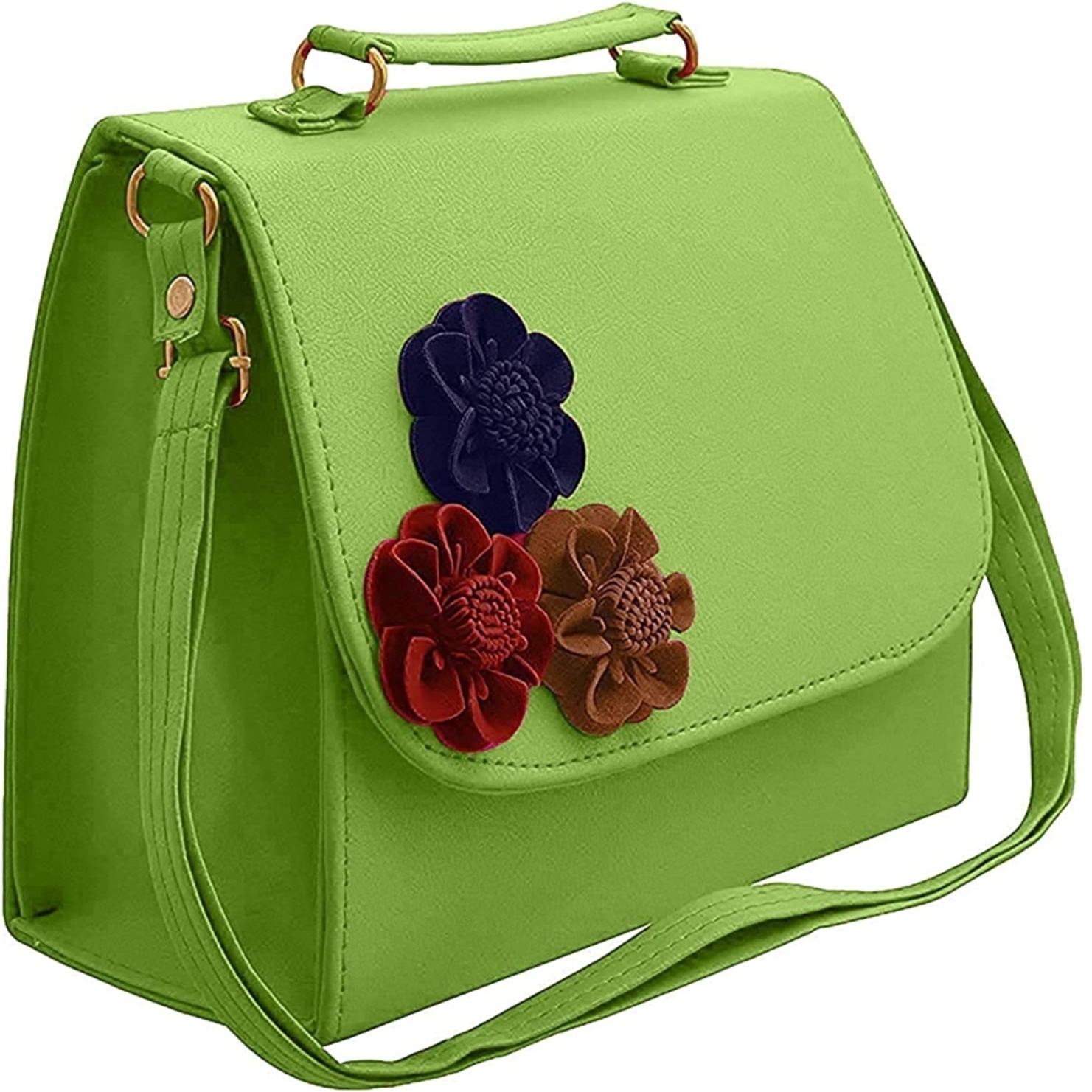 Women's Green Sling Bag