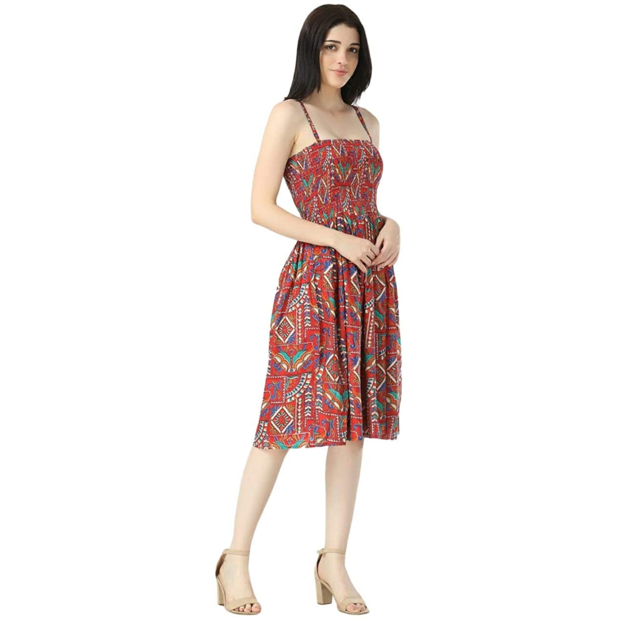 Women's Midi Rayon Dress