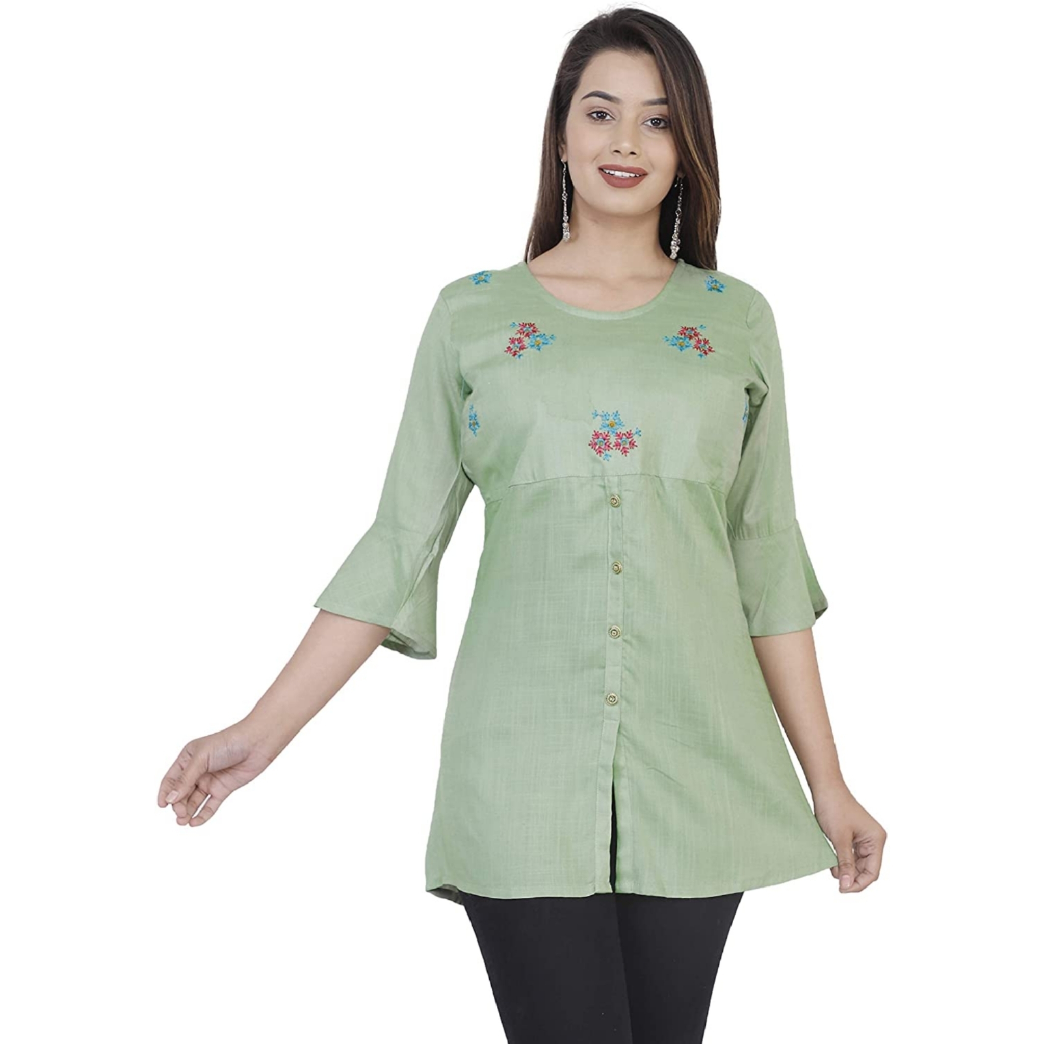 Women's Embroidered Short Top