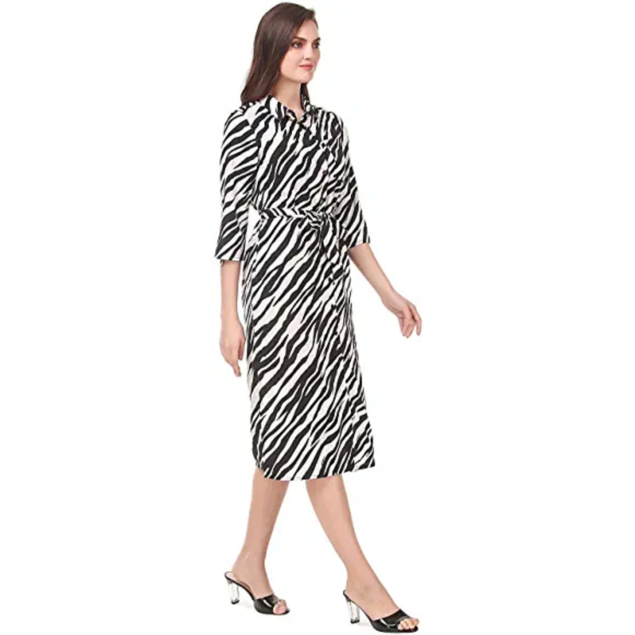 Women's Midi Regular Fit Dress