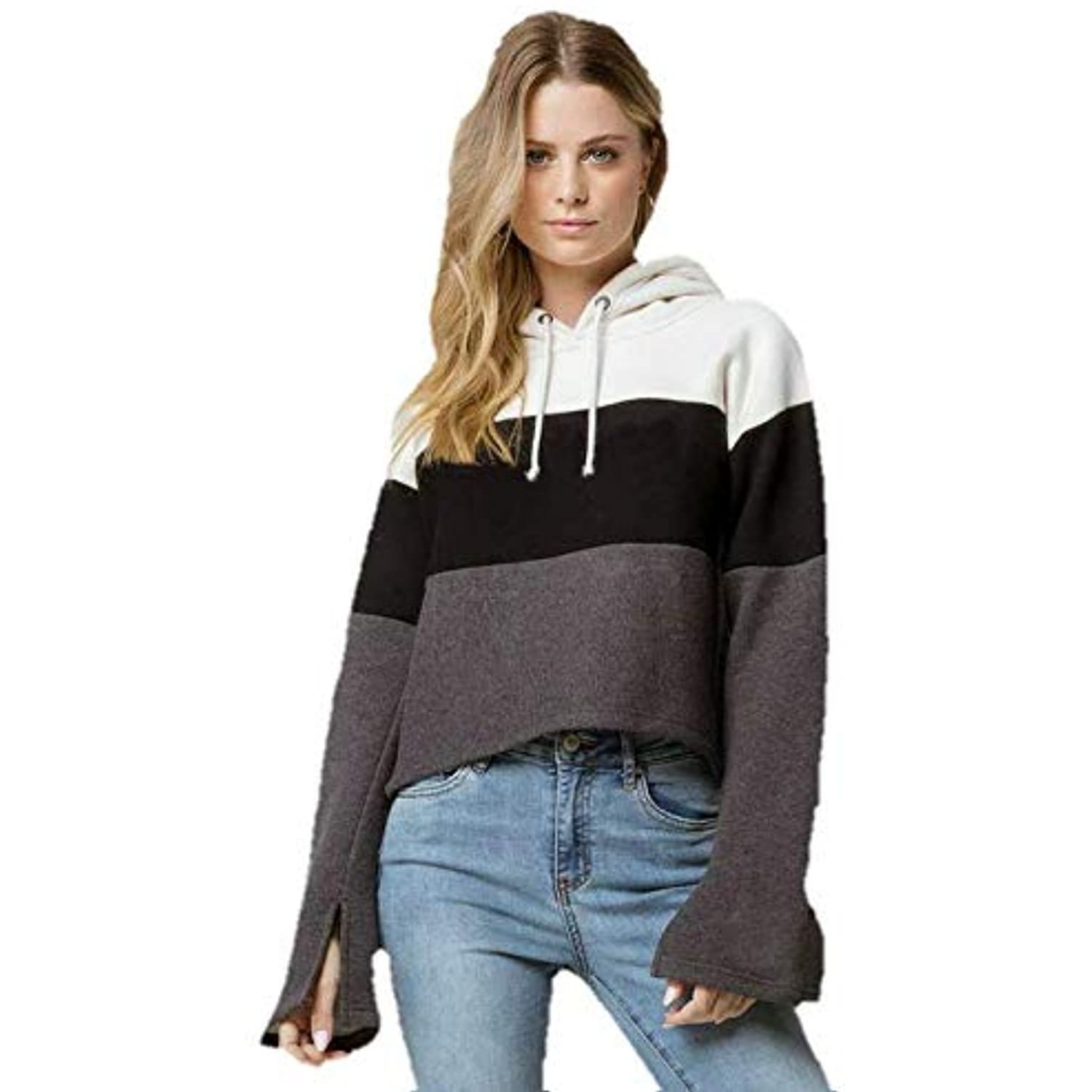 Women's Crop Short Hooded Sweatshirt