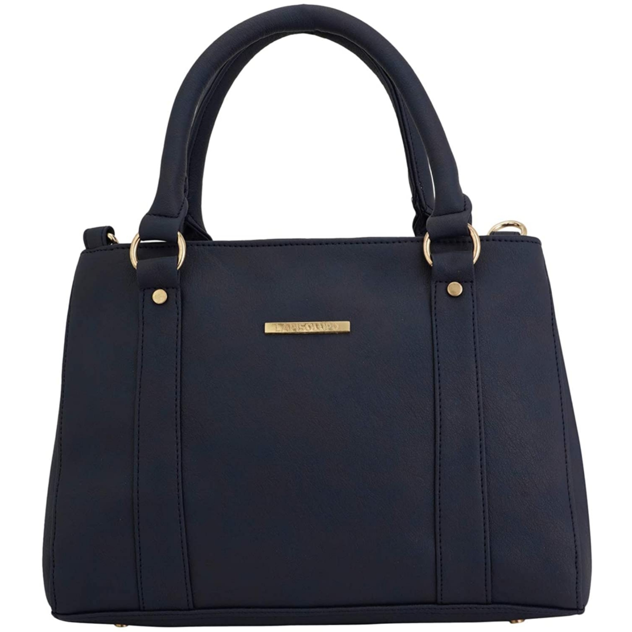 Women's Dark Blue Faux Leather Handbag