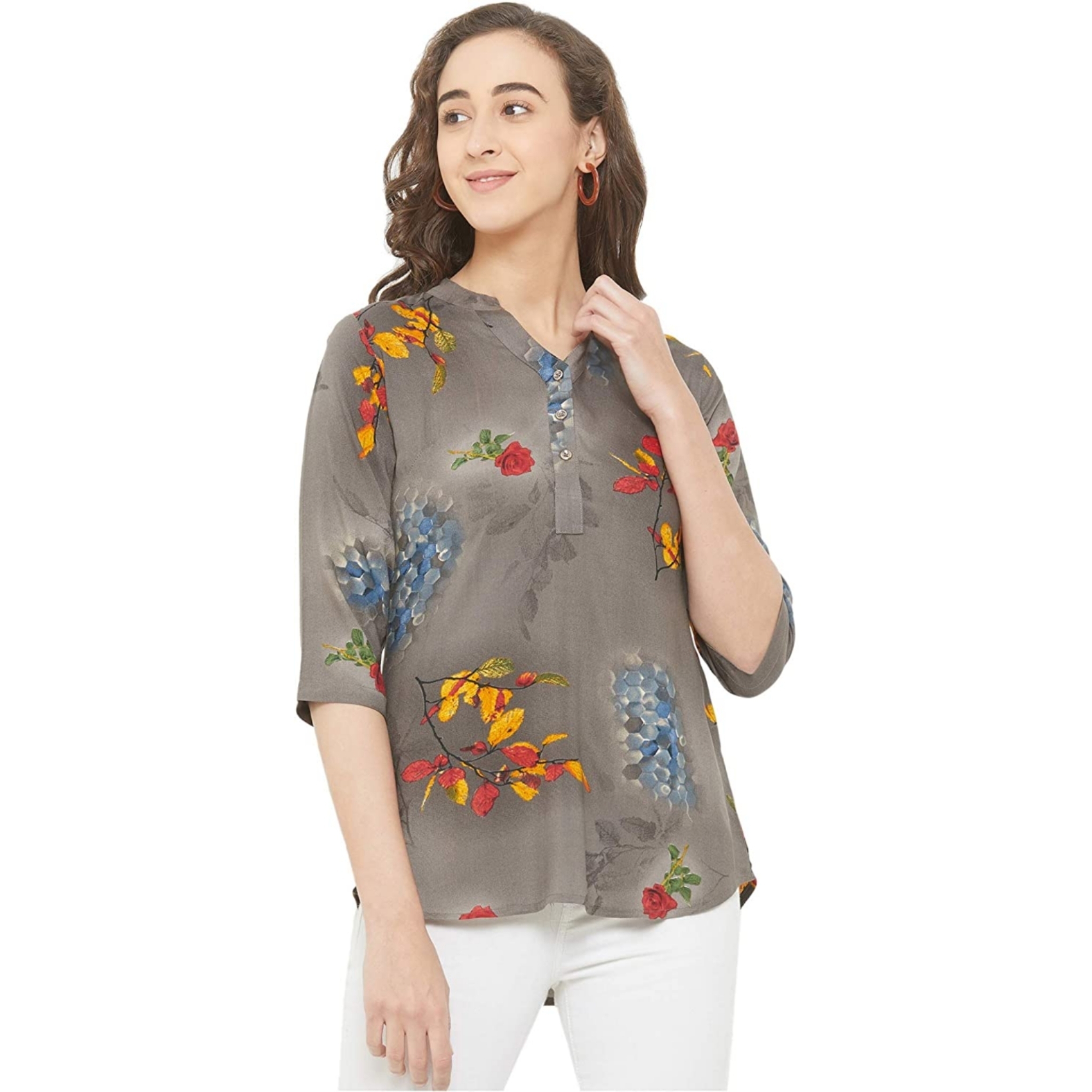 Women's Rayon Printed Top