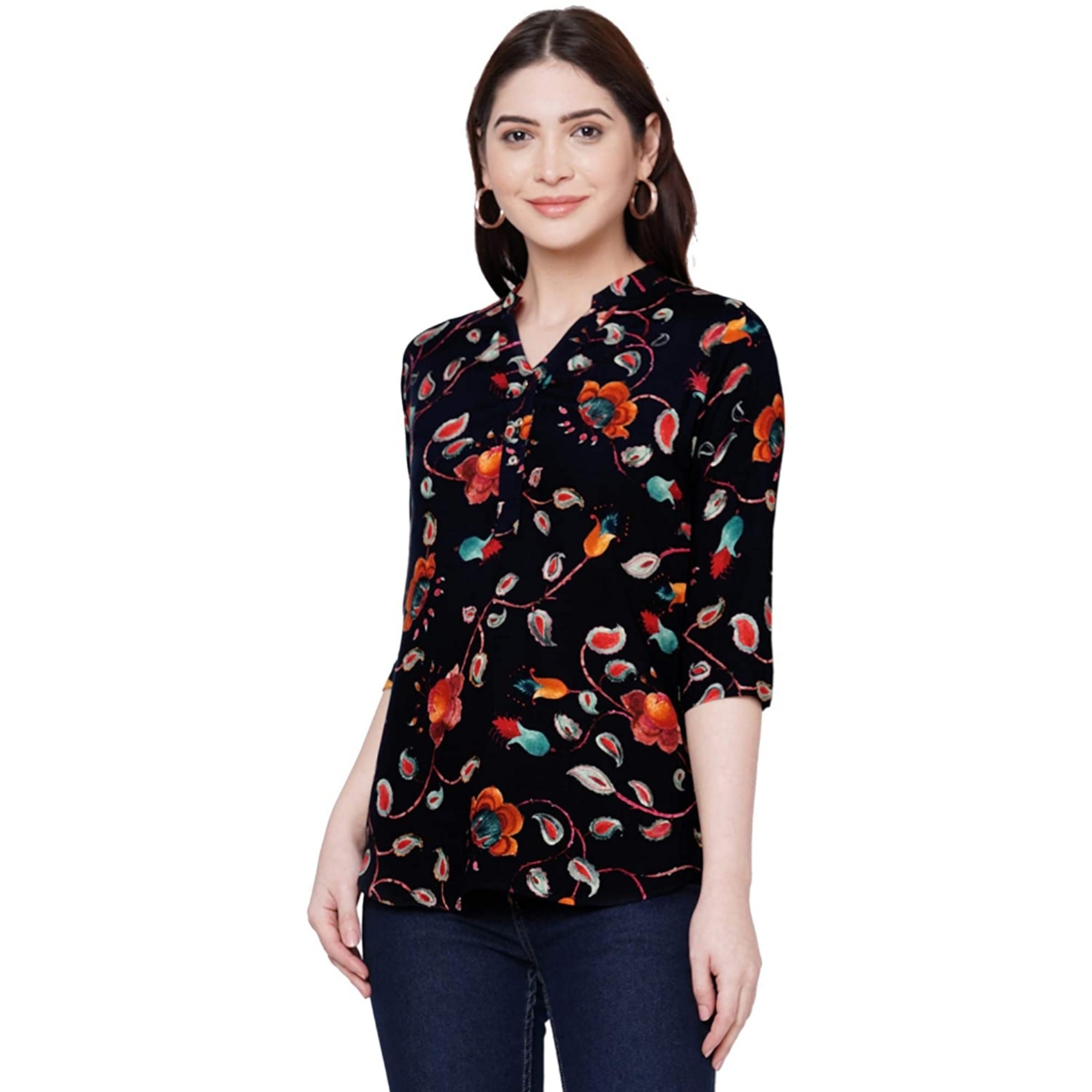 Women's Rayon Printed Top
