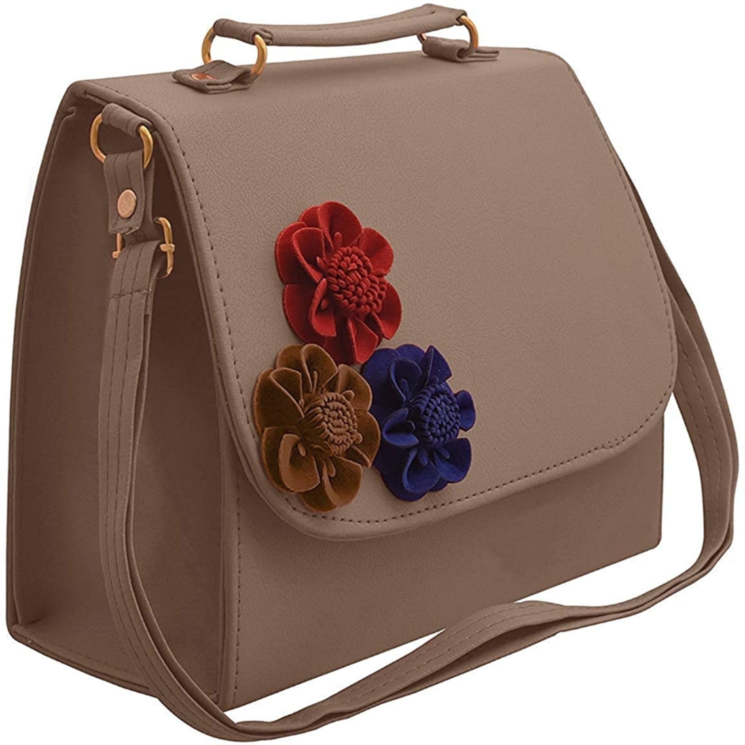 Women's Dark Cream Sling Bag